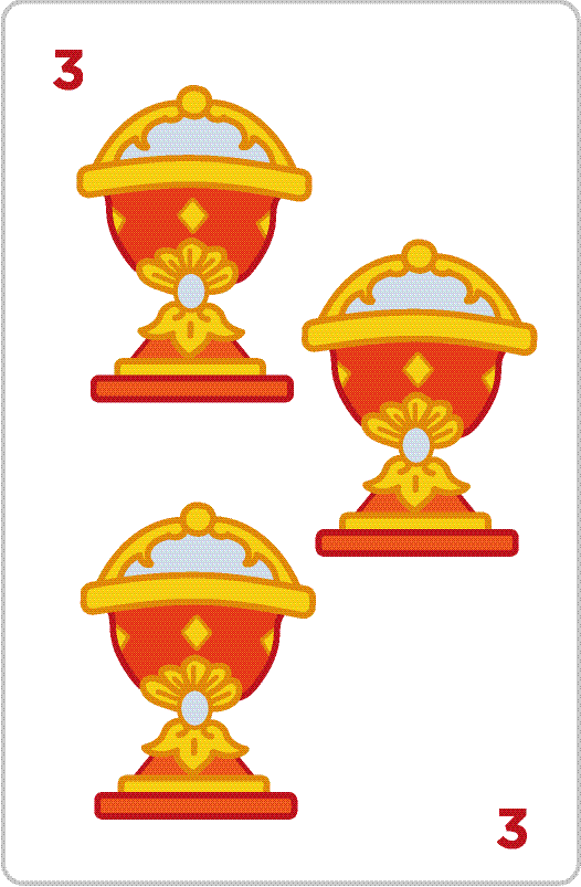 Tres de copas